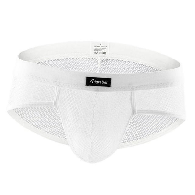 Hombres Slip Mesh Pouch Ropa interior Calzoncillos para hombres , Hugo Ropa interior de malla para hombres