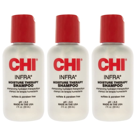 Infra Shampoo by CHI for Unisex - 2 oz Shampoo - Pack of 3