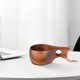 thumbnail image 2 of Tazas Taza de café con leche de nuez Taza finlandesa Taza con asa de madera con cordón Evita quemaduras en enamorados Tazas Taza con asa, 2 of 5
