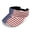 American Flag Design, variant on HUIACONG UV Protection Polyester Fabric Sun Visor for Running Beach, Open Top Adjustable Adjustable Strap Sun Visor Cap, Bald Eagle 250th Anniversary