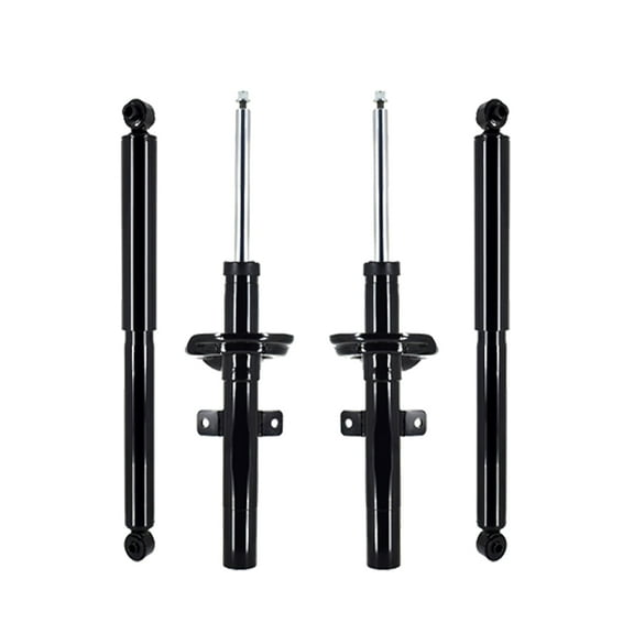 Set 4 Front Suspension Strut Assembly-Rear Shock For 2015-2019 Ford Transit-350 HD w/ Single Rear Wheels (SRW)