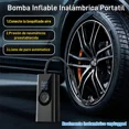 thumbnail image 2 of Compresor De Aire Portátil Bombas Aire Inflador De Llanta 150psi Doble Indicación De Presión Recargable Inalámbrico Power Bank Con Luz Led Para,para Auto,Motocicleta,Bicicleta XIUDEEN Aj15,Negro, 2 of 3