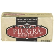 Plugra European Style Unsalted Butter, 8 Ounce - 12 per case.