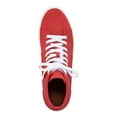 thumbnail image 3 of SUN STONE Mens Red Cushioned Jett Round Toe Platform Lace-Up Sneakers Shoes 8 M, 3 of 4