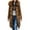 Coffee, variant on Odeerbi Winter Coats For Women Solid 2025 Casual Thicker Winter Slim Down Lammy Jacket Coat Overcoat Army Green