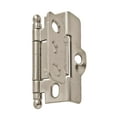 thumbnail image 2 of Amerock 3/4 in (19 mm) Door Thickness Full Inset, Full Wrap, Ball Tip Nickel Hinge, 2 of 2