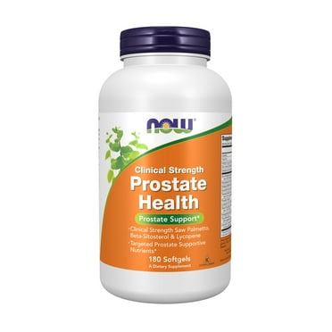 NOW Supplements, Prostate Health, Clinical Strength Saw Palmetto, Beta-Sitosterol & Lycopene, 180 Softgels