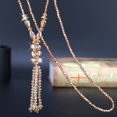 thumbnail image 2 of Collier Chandail Perle Cristal Pailleté Long Collier à Pampilles pour Femmes, 2 of 10