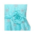 thumbnail image 5 of Flower Girls Dress Blue Rose Wedding Party Birthday 14 Years, 5 of 6