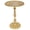 Gold 1, variant on Round Side End Table - Metal Coffee Table for Living Room, Balcony & Bedroom (Gold 4)