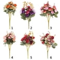 thumbnail image 5 of 5pcsx21 Cabezas Ramo Flores Artificiales Rosa Seca Falsa (naranja), 5 of 5