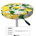 thumbnail image 2 of Uemuo Lemon1 Pattern Round Bar Stool Seat Covers Washable Stool Cushion Slipcover Elastic Bar Chair Covers-13 inch, 2 of 7