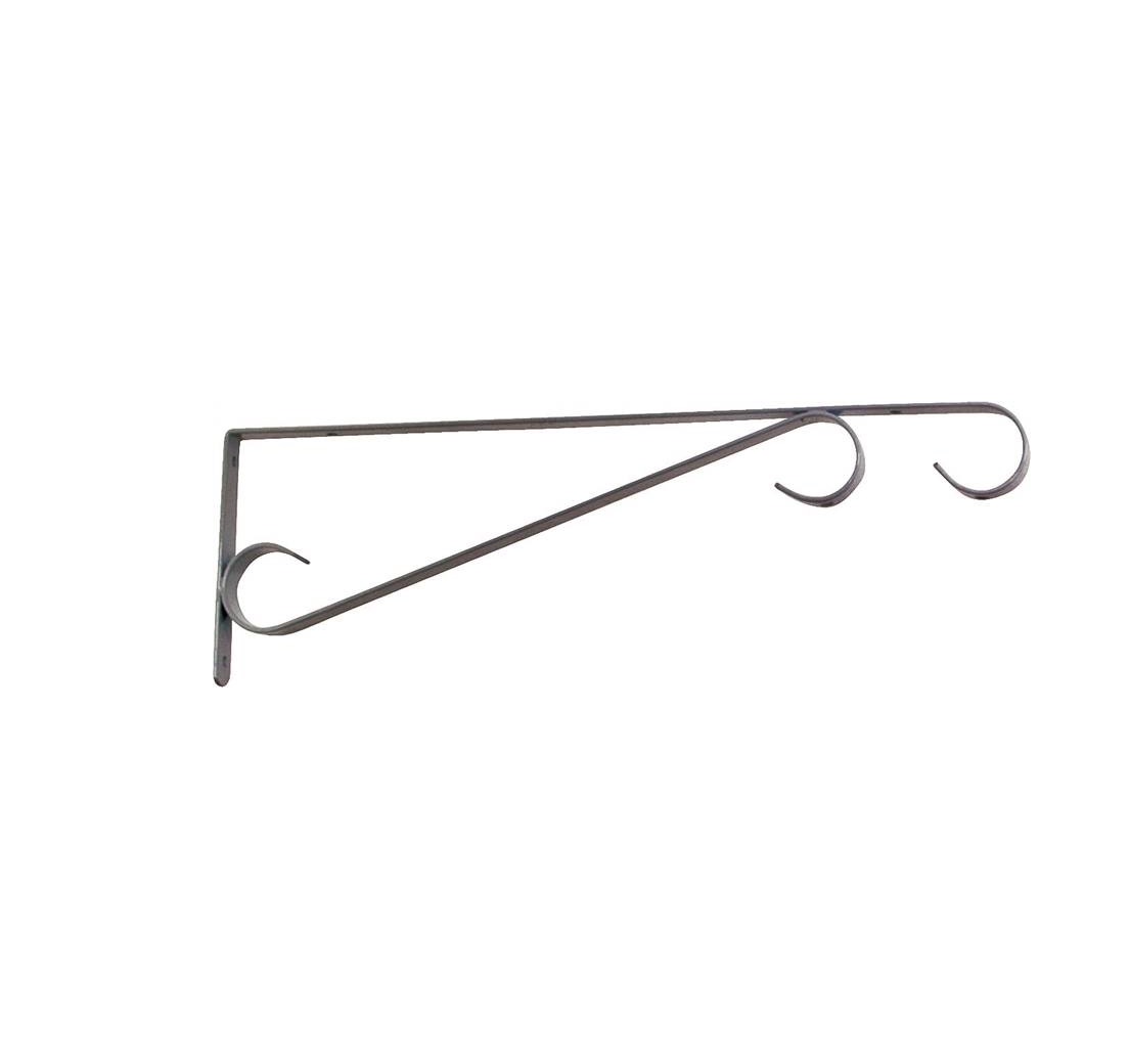 NATIONAL HARDWARE Außenhalterung – 30,5 Cm Lang, Trägt Bis 45,4 Kg, Schwarz Vinlybeschichtet