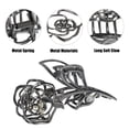 thumbnail image 3 of Unique Bargains Rose Metal Hair Claws Hair Clips Hair Barrettes Titanium Tone, 3 of 7