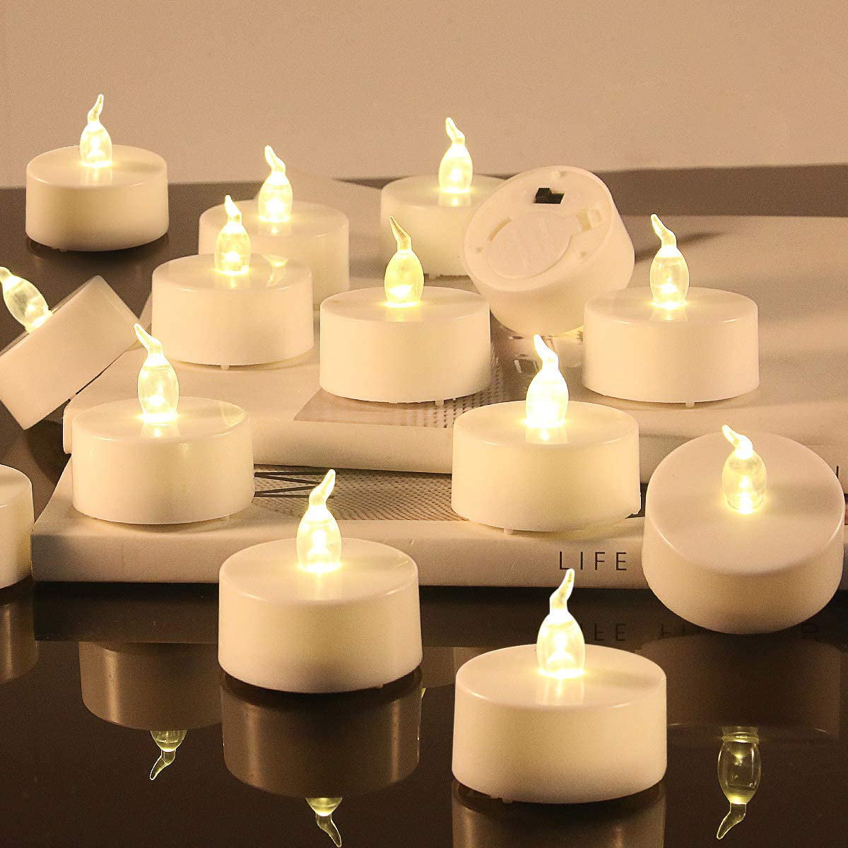 Fashion LED Tealight Tea Candles Wedding Light Battery Lamp Creative Gifts 