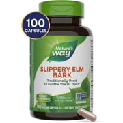 Natures Way Slippery Elm, Bark, 370 mg, Capsules
