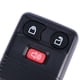 thumbnail image 5 of 2pcs Reemplazo de entrada sin llave Control remoto Llave Fob Clicker Transmisor 3 botones (Negro), 5 of 5