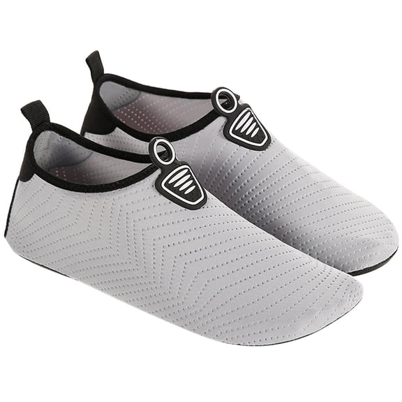 OULII 1 Pair Flexible Beach Footwear Women Grey Cloth Breathable for Pilates and Yoga Practice