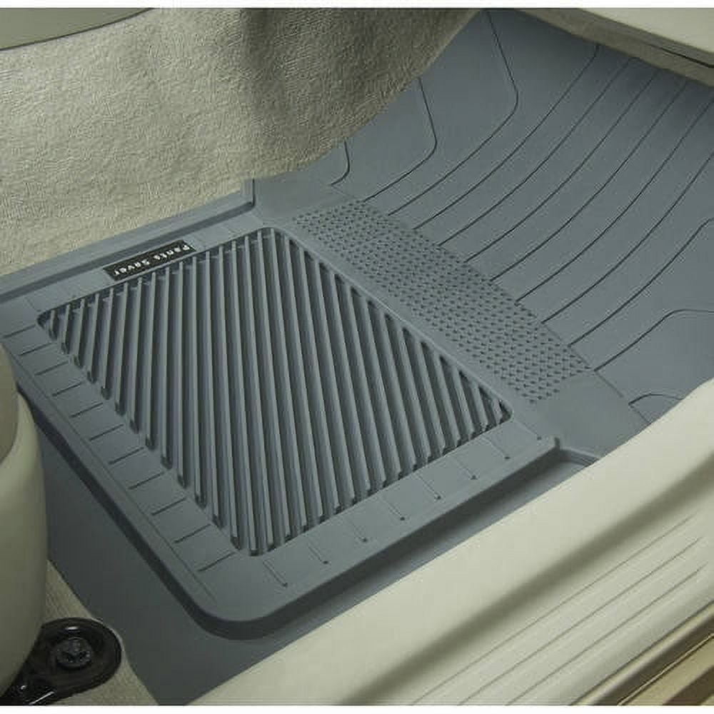 PantsSaver Custom Fit Car Floor Mats for BMW X1 2014, 4 pc, All Weather Protection for vehicles, Heavy Duty Weather Resistant Plastic,Gray