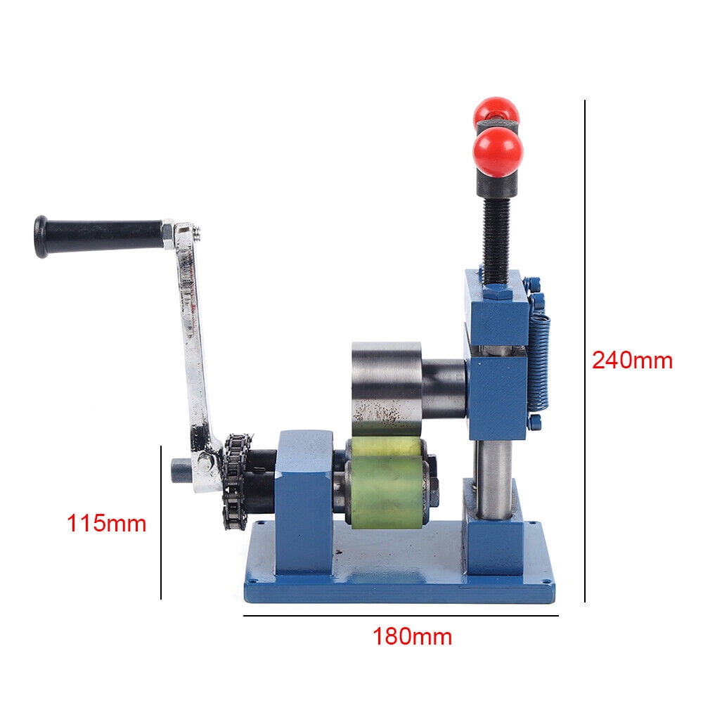 DENEST Hand Crank Ring Earring Bending Machine Ring Maker Bender Jewelry Crafts Making Tool