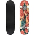 thumbnail image 2 of Amrgot Complete Skateboard For Beginners - 31x8 Inch 7-Layer Maple Deck With Double Kick Tail 2 of 11