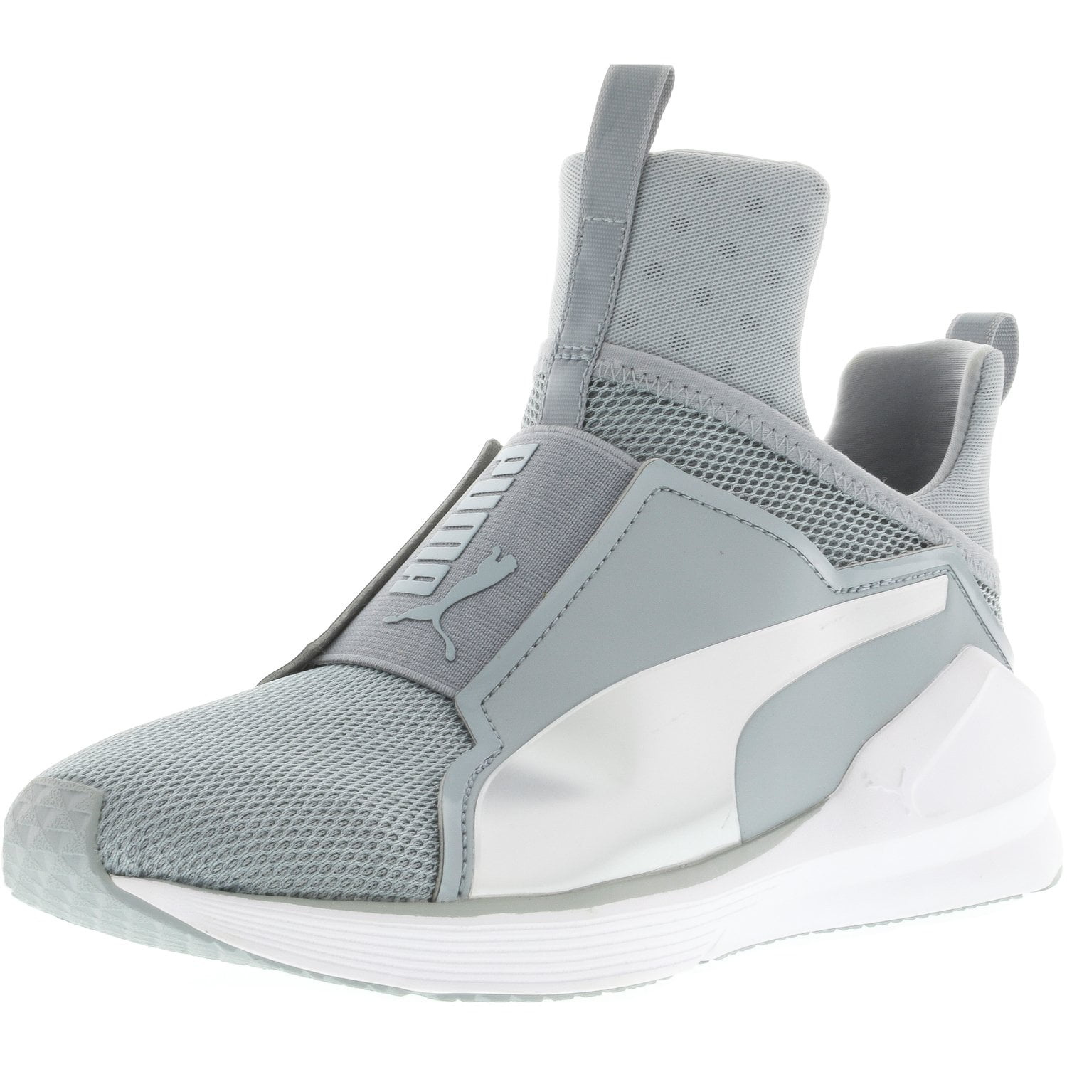 Puma Men's Fierce Core Quarry / White Silver Ankle-High Training Shoes ...