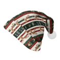 thumbnail image 4 of LIZUOJUN Under $5 Plush Santa Hat For Adults Festive Decoration Snug Fit Holiday Outfit Party Season Gift For Women Soft Knit Cozy Warmth Breathable Knit Lightweight Design, M, 4 of 4