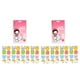thumbnail image 5 of 2x64 Piezas Lindas Pegatinas Para Mascarillas Decoración Fácil De Usar Eliminación Aroma Pomelo Estilo 8x, 5 of 8