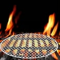 thumbnail image 2 of Stainless Steel Grill Round Mesh Fire Pit Grate Bbq Wire Pad Grilling Mat Make Tea, 2 of 6