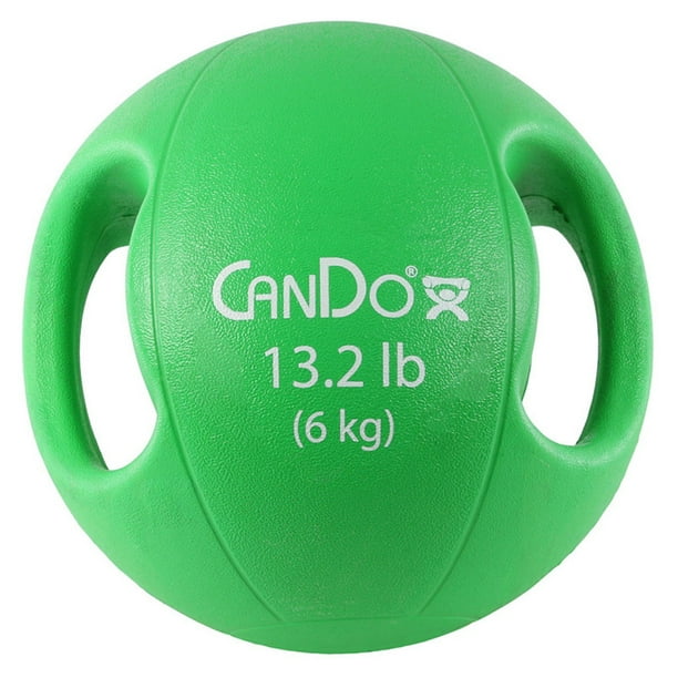 CanDo Molded Dual Handle Medicine Ball