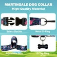 thumbnail image 3 of WWS-Martingale Collar for Dogs Floral Dog Collars for Small Medium Large Dogs with Buckle Adjustable Soft Nylon Dog Collar (Blue Pink Flower, Medium), 3 of 4