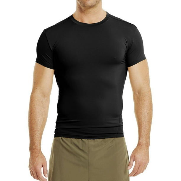 Camiseta Under Armour Tactical HeatGear Compression Black para hombre