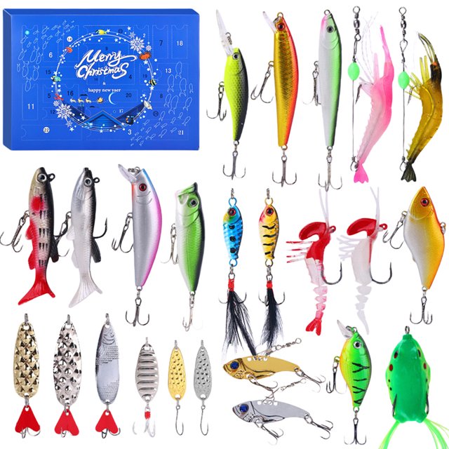 Calendario Adviento 2024 Metal Pesca para Hombres Adultos Adolescentes