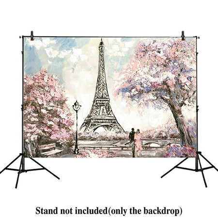 Allenjoy 7x5ft Photography Backdrops Spring In Paris Eiffel Tower Allenjoy 7x5ft Photography Backdrops Spring In Paris Eiffel Tower