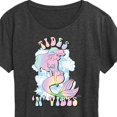 thumbnail image 3 of Disney Princess - Mermaid Ariel Tides 'N' Vibes - Women's Short Sleeve Graphic T-Shirt, 3 of 5