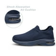 thumbnail image 5 of YHOON Boys Girls Sock Shoes Kids Sneakers School Fitness Tennis Walking Shoes Navy Blue Big Kid Size 3, 5 of 7