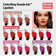 Revlon ColorStay Suede Ink Lightweight Matte Lipstick with Vitamin E, 003 Want It All, 0.09 oz
