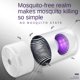 thumbnail image 2 of Trampa eléctrica para mosquitos para interiores, lámpara antimosquitos con fuente de alimentación USB y adaptador, ventilador de succión, segura para niños, 2 of 4
