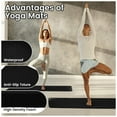 thumbnail image 4 of Fitvids 1/2-Inch Thick High Density Exercise Yoga Mat with Carrying Strap, Midnight, 4 of 7