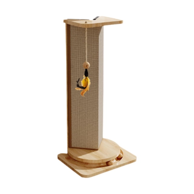 Rascador para gatos tablero para rascar giratorio multifuncional estable vertical para esquinas de pared Yuyangstore