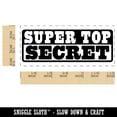 thumbnail image 2 of Super Top Secret Self-Inking Rubber Stamp Ink Stamper for Business Office - Orange Ink - Small 1-1/2 Inch, 2 of 7
