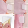 thumbnail image 5 of 6 Pcs Shower Curtain Clips Windproof Splashproof Self Adhesive Shower Curtain Weight Clip Used To Fix Shower Curtains Tue88, 5 of 5