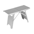 thumbnail image 3 of Mesa de camping plegable de acero inoxidable, taburete para exteriores, ligero, resistente, multiusos, mesa de picnic para barbacoa y playa., 3 of 9