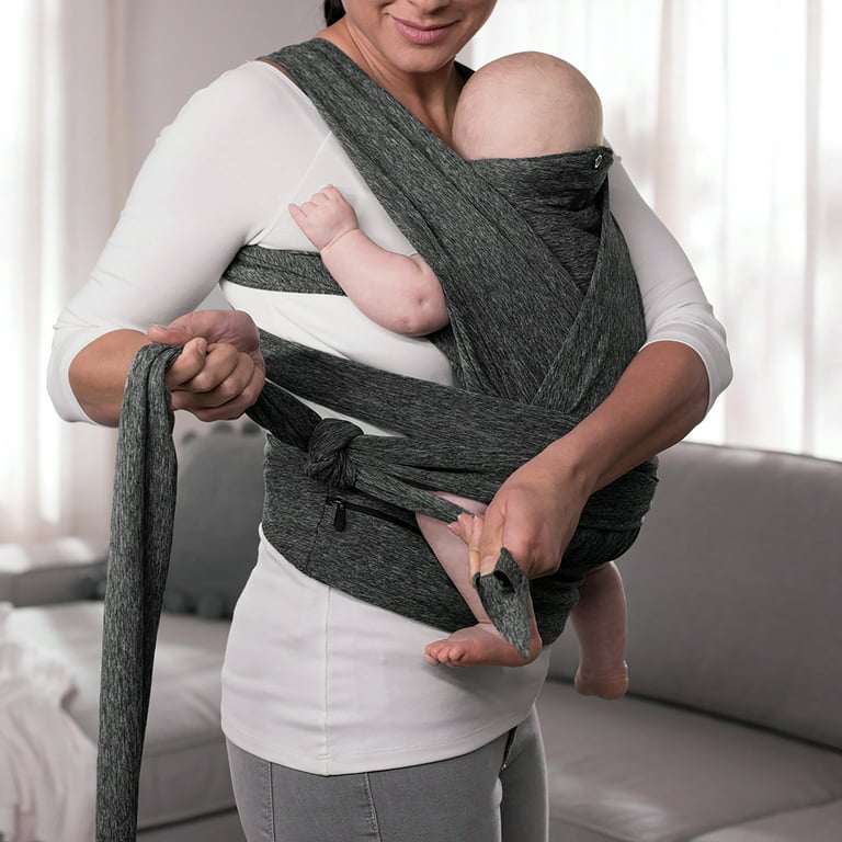 Boppy Baby Carrier—ComfyFit, Heathered Gray, Hybrid Wrap, 3 Carrying  Positions, 0m+ 8-35lbs, Soft Yoga-Inspired Fabric with Integrated Storage  Pouch
