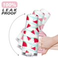thumbnail image 6 of 40oz Cute Watermelon Pattern Stainless Steel Flip Straw Tumbler Spill Proof Travel Cup Double Wall Vacuum Insulated Coffee Mug with Top Handle, 6 of 6