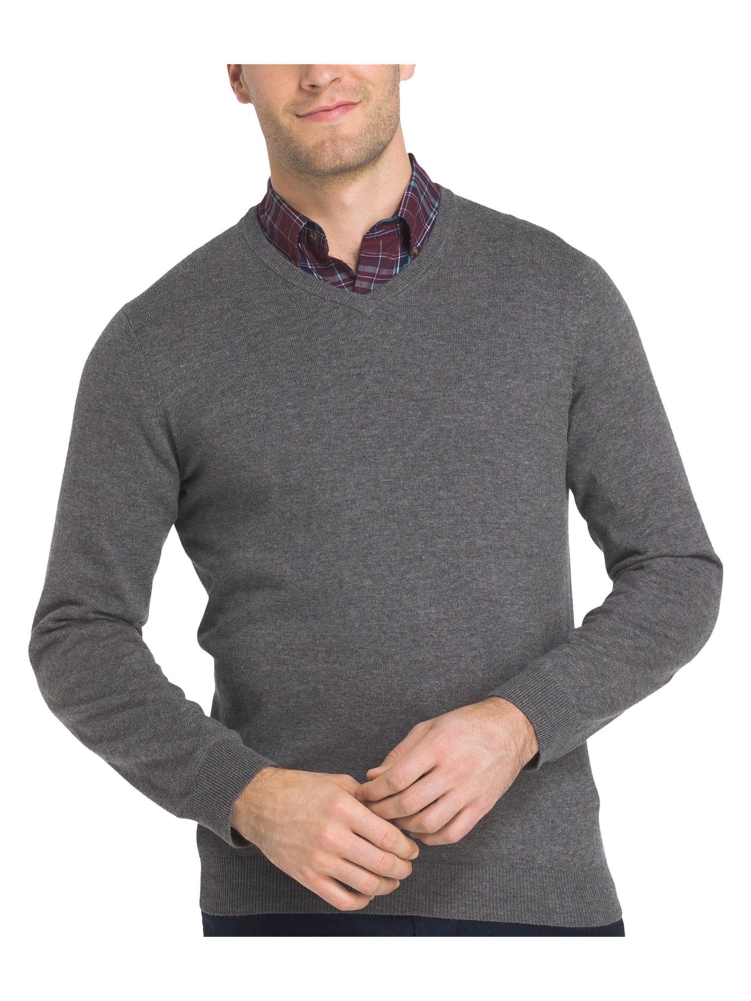 IZOD Mens V-Neck Pullover Sweater 