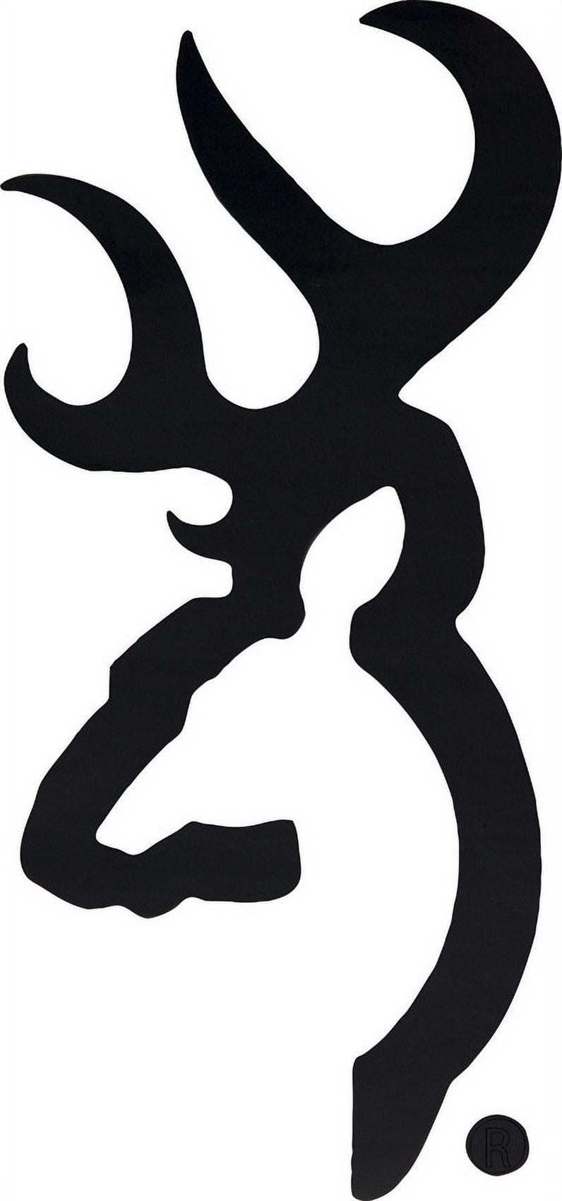 Buckmark Decal Black
