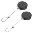 thumbnail image 3 of Shisuyan 2pcs Security Cable Lock: Retractable Anti-Theft Steel Wire Rope Lock Locking Leash Lanyard For Tools Remote Control And Outdoor Use - Office Home, 3 of 8