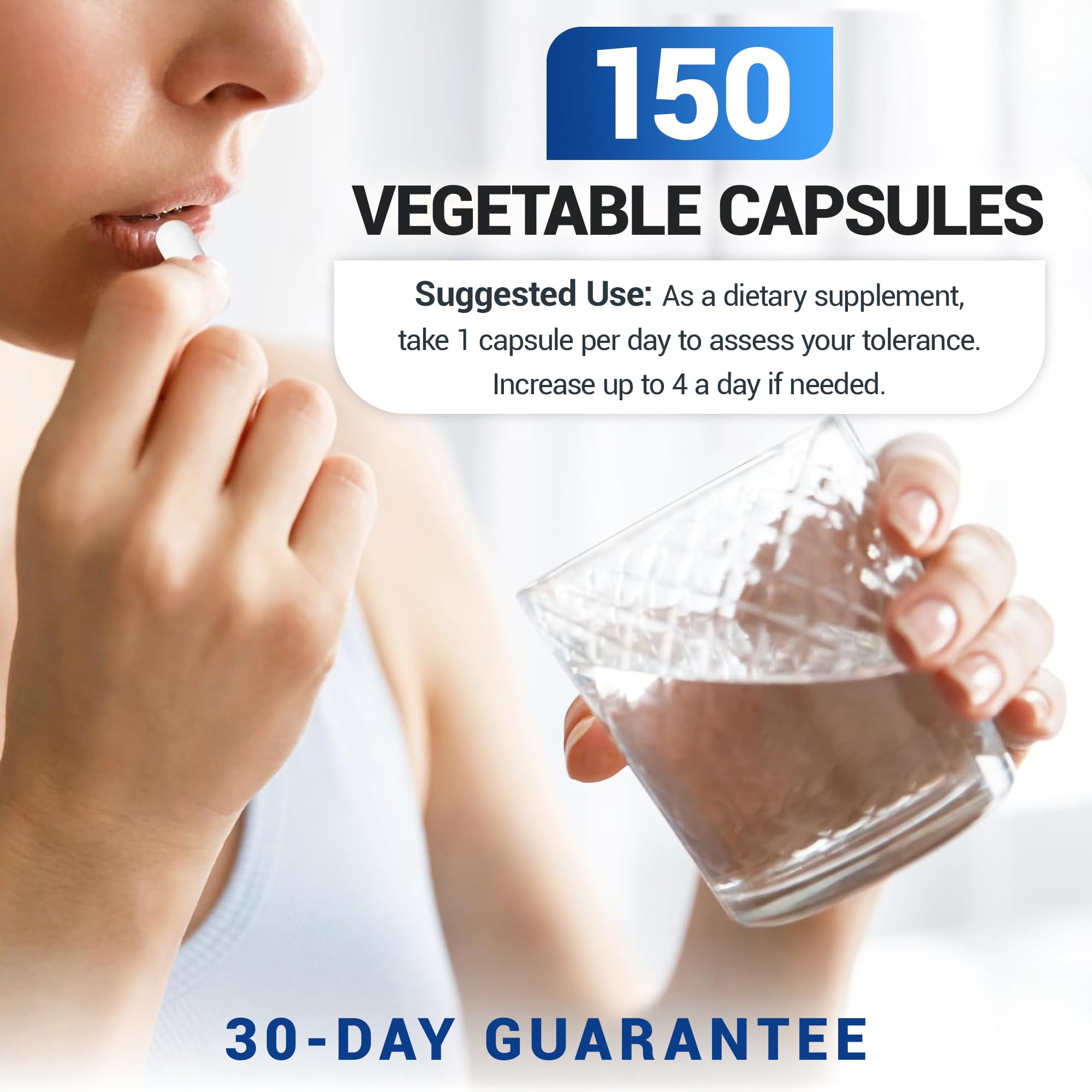 Dr. Berg Magnesium Glycinate 120 mg Chelated Capsules With Zinc, Vitamin D3 & B6, 150 Ct