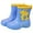 Blue, variant on Toddler Kids Boys Girls Rain Boots Cartoon Dinosaur Outdoor Wear Rainboots Outerwear (Blue, Size 2-3 Years)